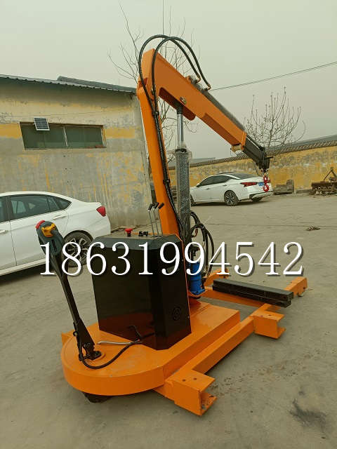 泰武乡自卸车厢随车吊 自制轮式四不像起重机 四驱平板吊 5吨 贵盛