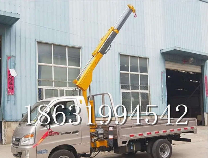 泰武乡随车吊机遥控升降机车间微型提升机12V24V1吨随车吊移动出租随车吊机